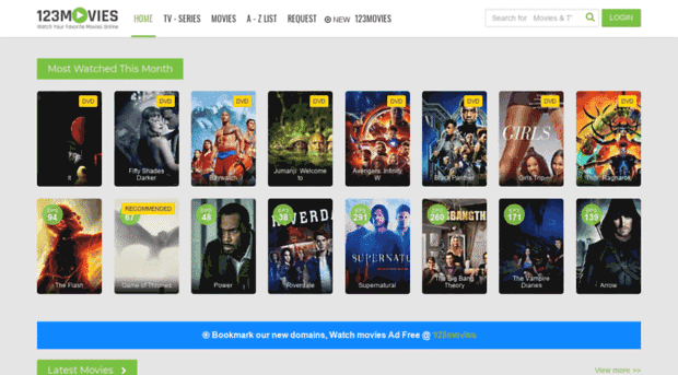 123movies4u, a similar site to 123Movies