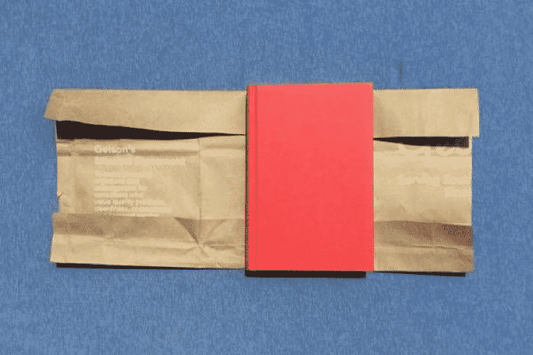 how-to-cover-a-textbook-with-a-paper-bag