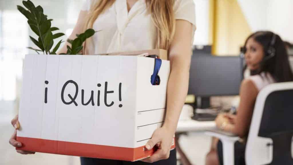 Steps one should follow when resigning from a job