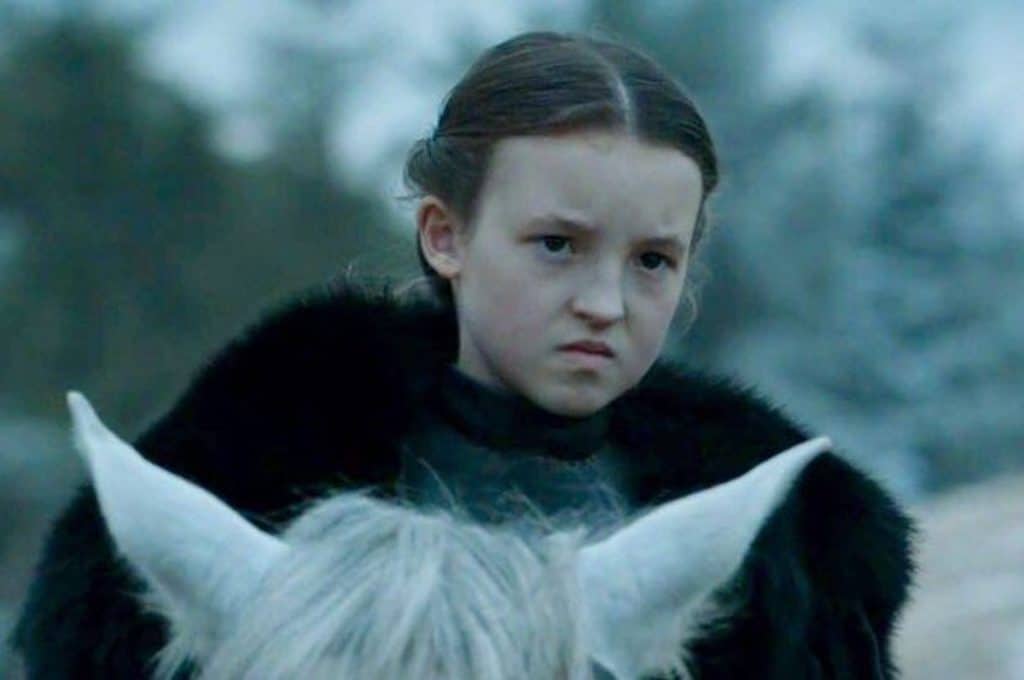 Lyanna Mormont portrayed by Bella Ramsey