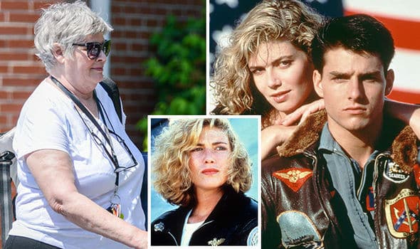 Kelly McGillis and Tom Cruise