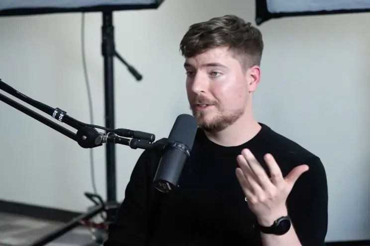 MrBeast in Podcast