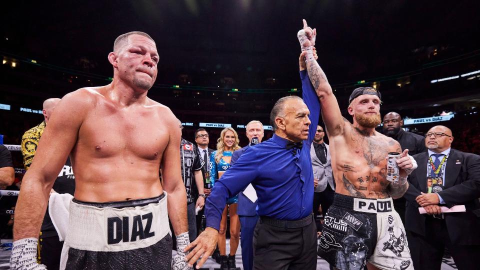 Jake Paul wins against Nate Diaz in MMA match