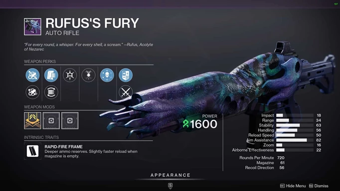 Rufus’s Fury