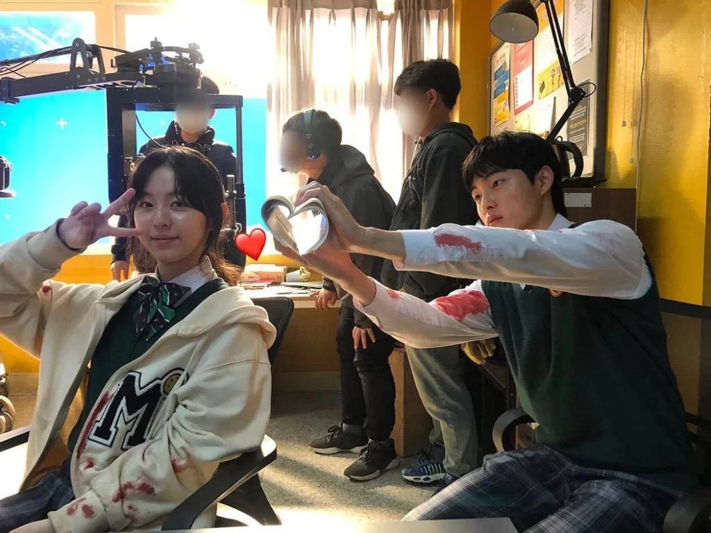 Behind The Scenes of All Of Us Are Dead Kdrama