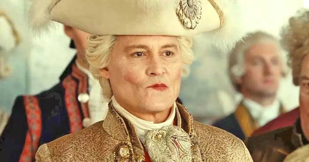 King Louis XV in french film Jeanne du Barry (2023)