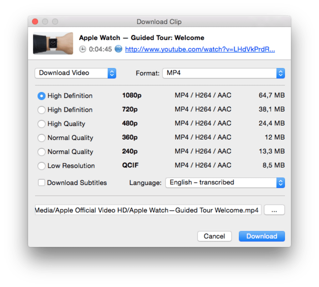 Download Youtube Videos: Video Downloader on Mac