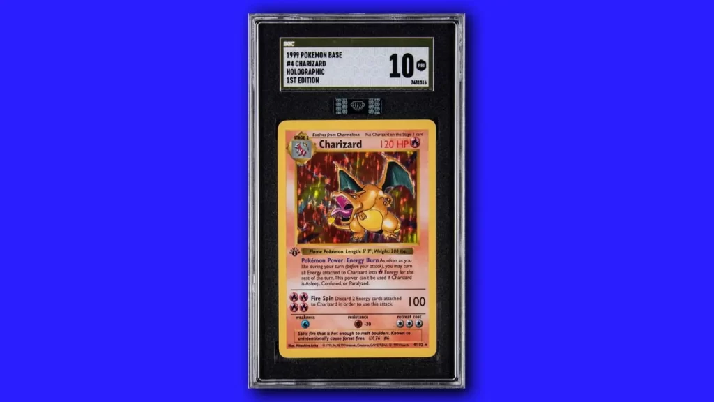 Most Expensive Pokemon Cards: Shadowless First Edition Charizard