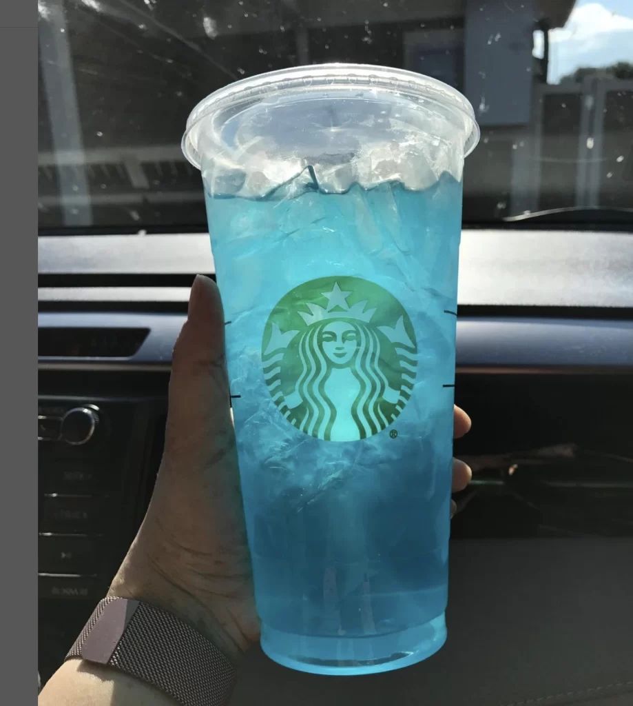 Starbucks Under the Sea Refresher in Blue Color