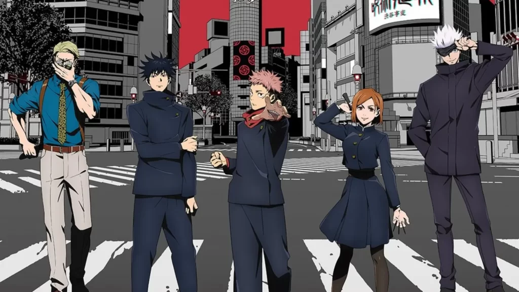 Shibuya in Jujutsu Kaisen