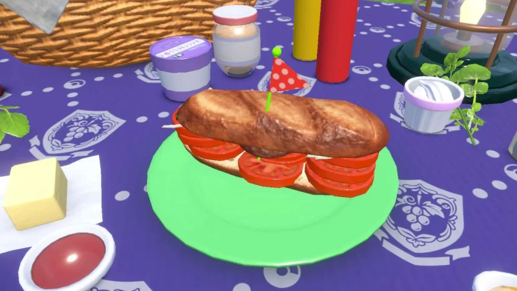 Shiny Sandwich Recipes in Pokemon 