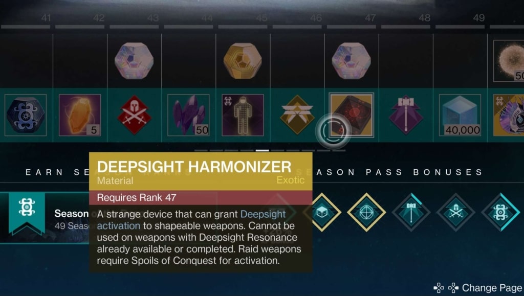 Deepsight Harmonizer Destiny 2