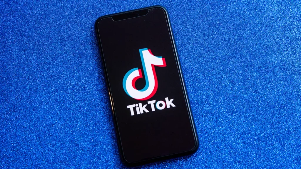 Phone with TikTok App