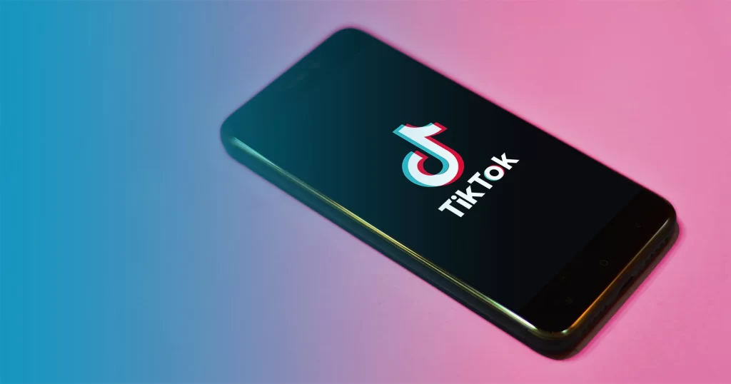 Phone with TikTok App