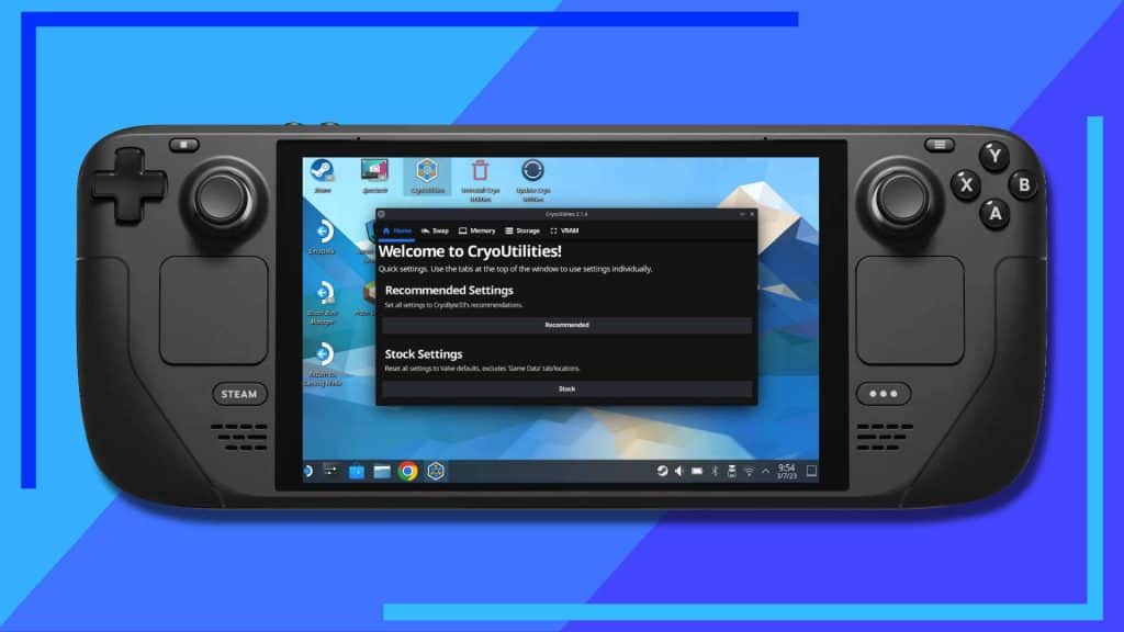  CryoUtilities on Steam Deck