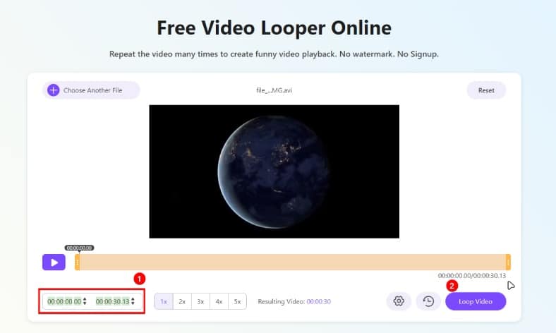 Repeat  videos! Loop  Videos! Repeat full or partial   videos using  Loop