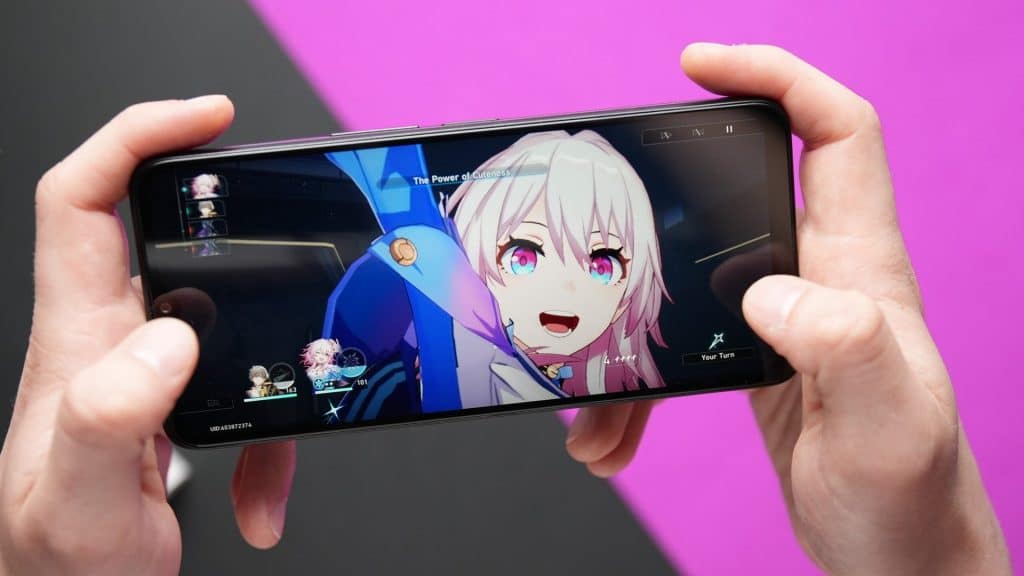 Honkai Star Rail on Mobile Device