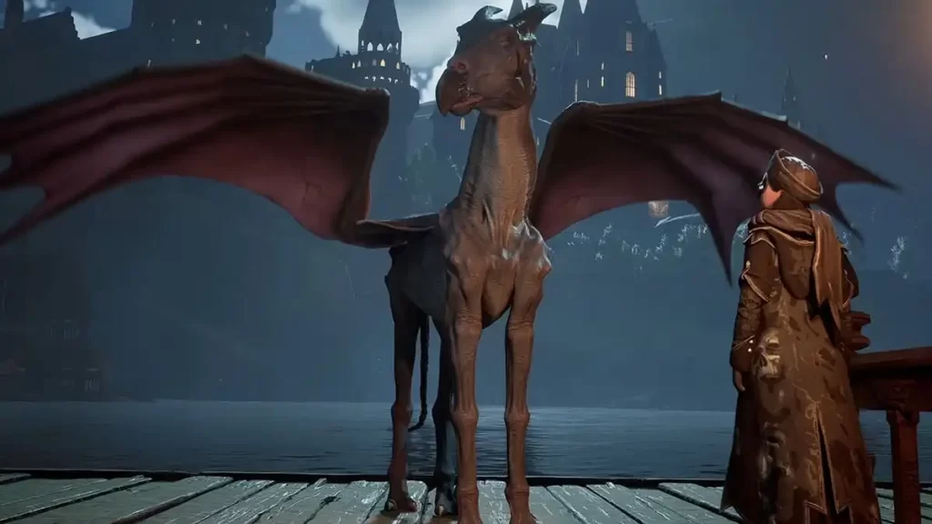 Thestral Mount Hogwarts Legacy