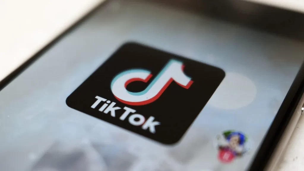 TikTok on Phone Screen