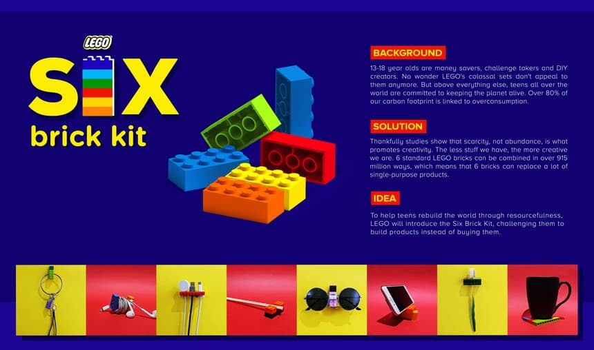 Lego Six Bricks Kit