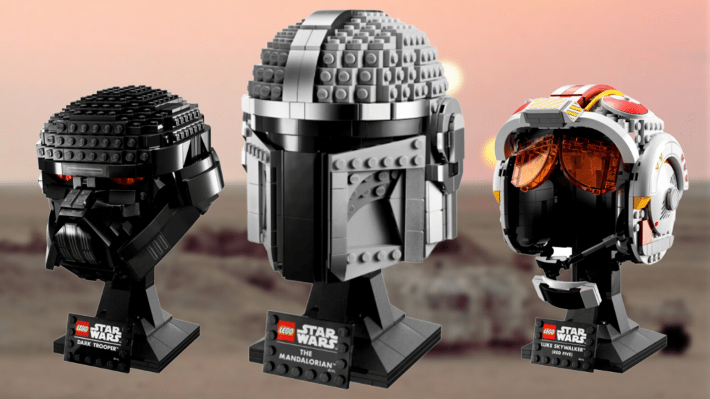 Catching Helmet Visor: LEGO Star Wars Mandalorian Helmet