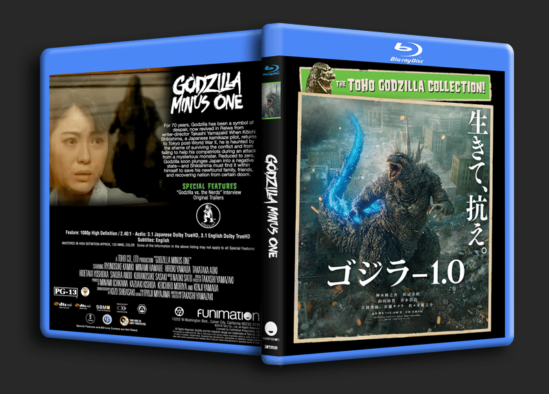 Godzilla Minus One Blu Ray