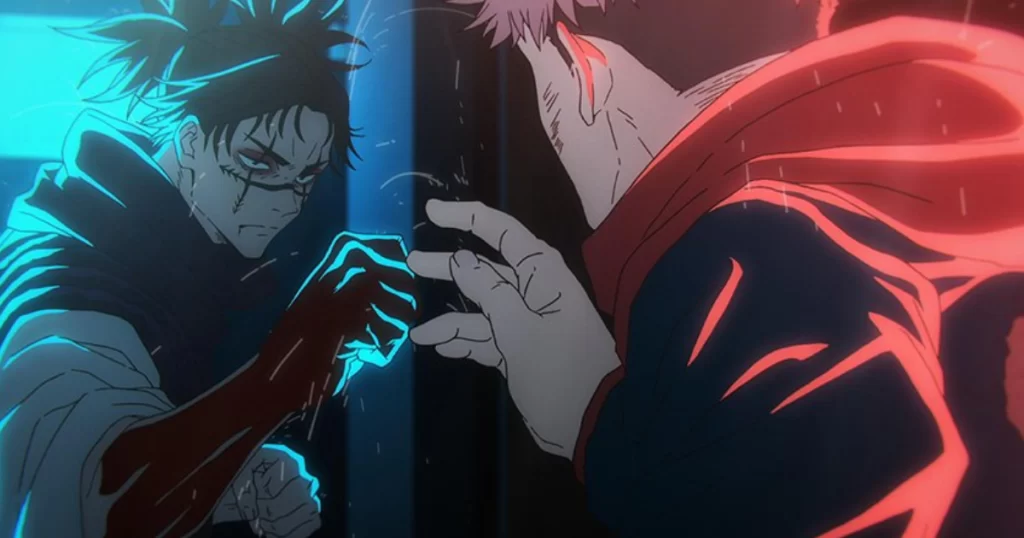 Yuji vs Choso in Jujutsu Kaisen