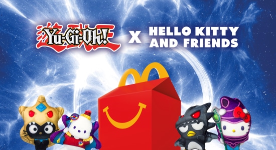 Mcdonalds Hello Kitty and YuGiOh Collaboration