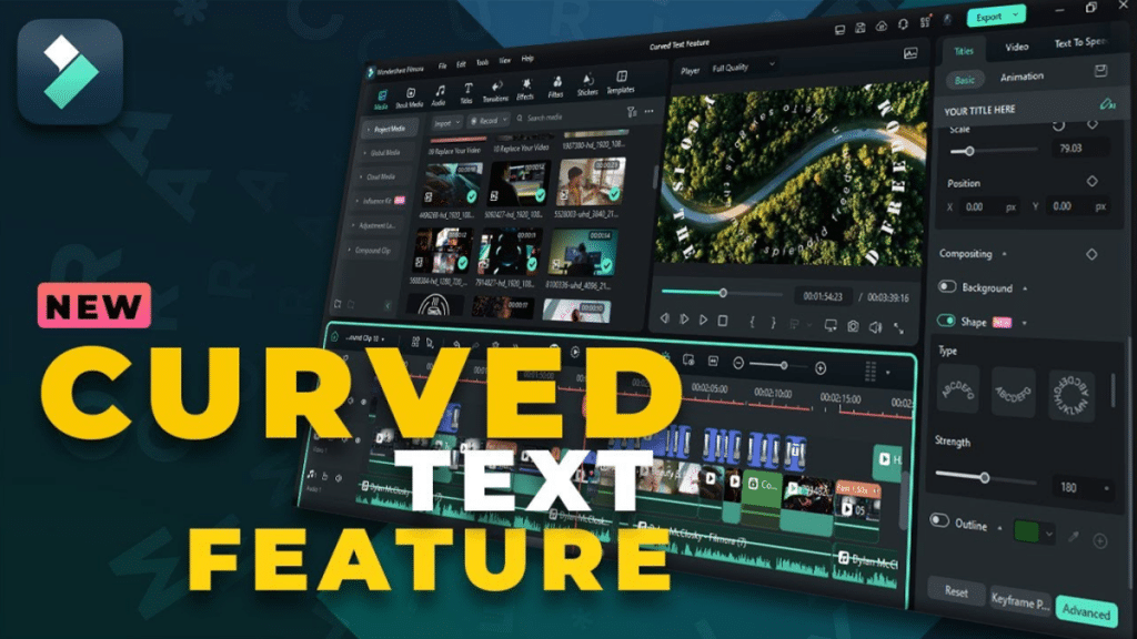 Why Curved Text Matters in Modern Video Production