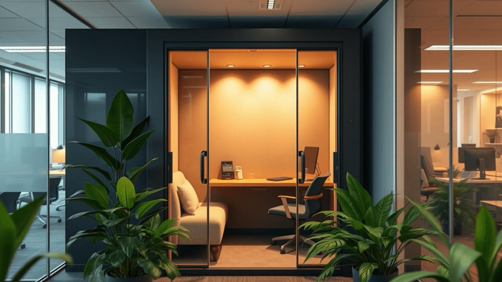 Cozy Phone Booths for Offices Boost Productivity