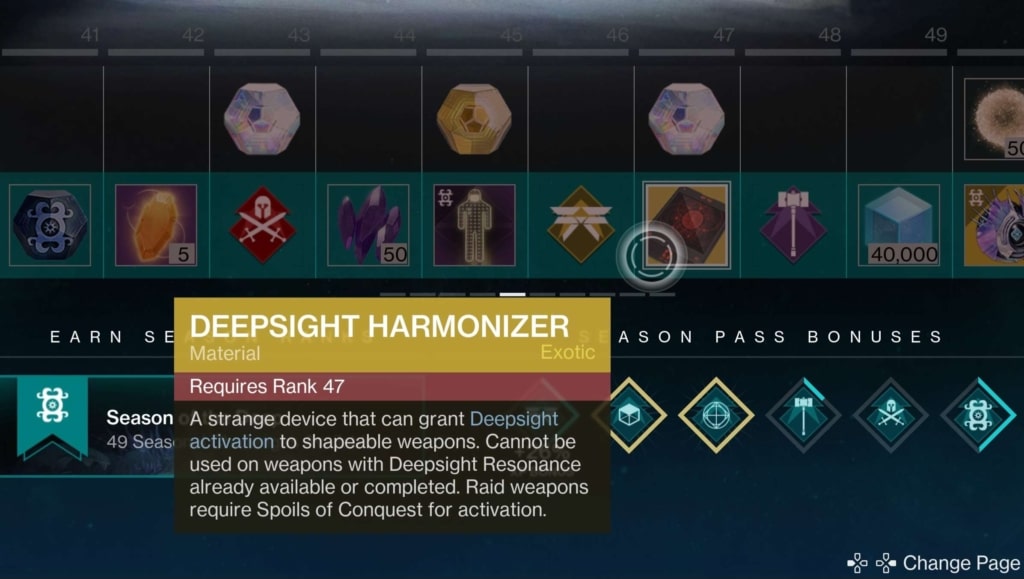 Deepsight Harmonizer in Destiny 2