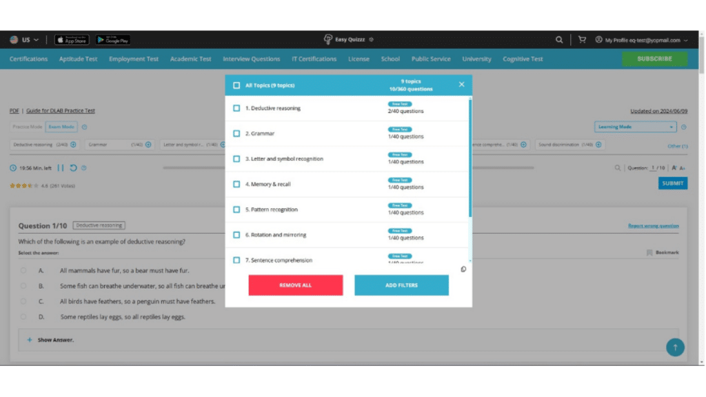 A Complete Guide to the DLAB Practice Test with Easy-Quizzz