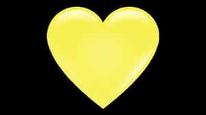 Yellow heart emoji