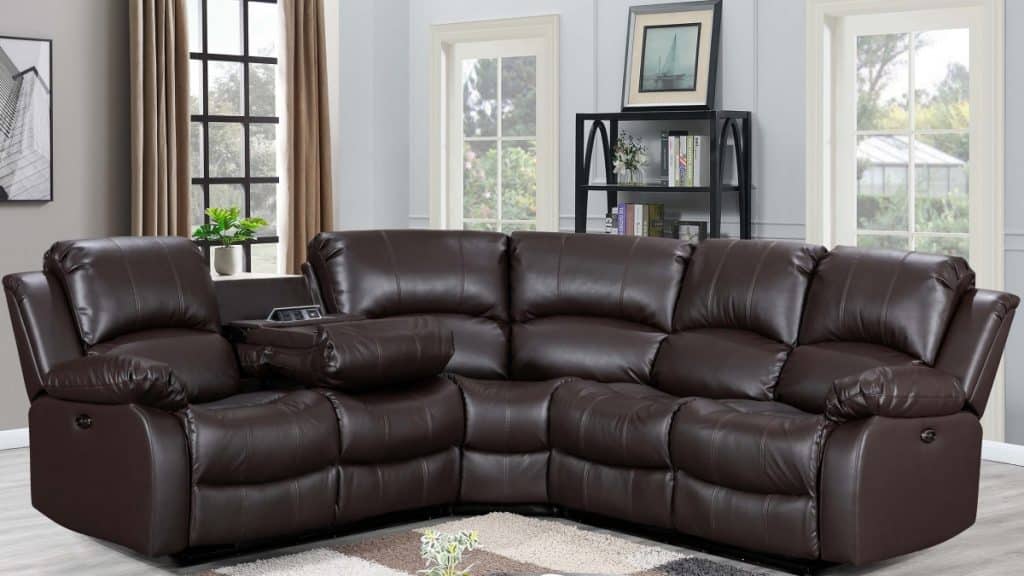 Effortless Comfort 4 Seater Electric Reclining Sofa with Corner Configuration