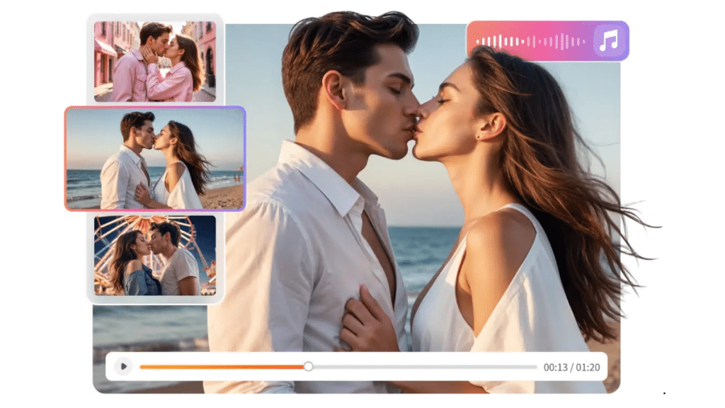 How to Create Moments of Love with AI Kissing Video Generator