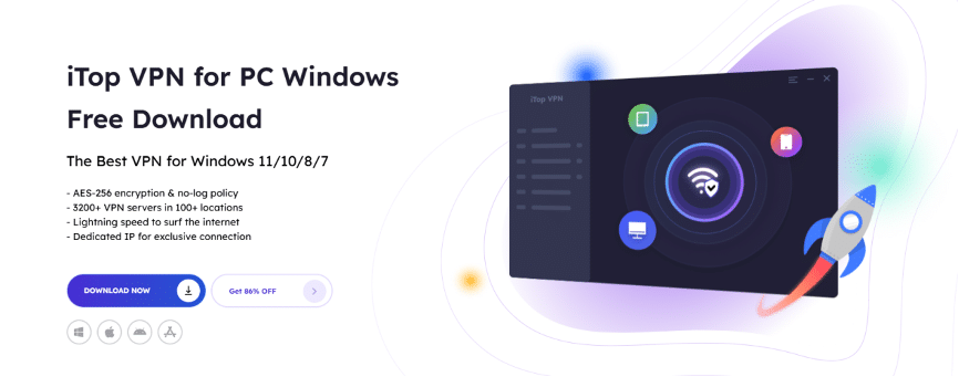 Protect, Explore, and Unlock the World with iTop VPN