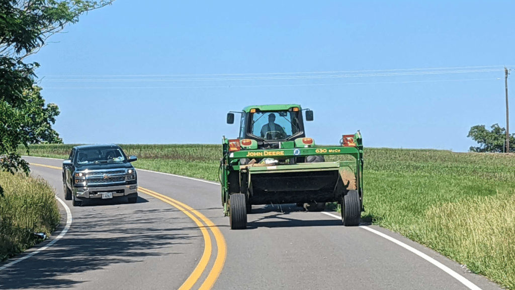 Ensuring Farm Equipment Safety on Rural Roads