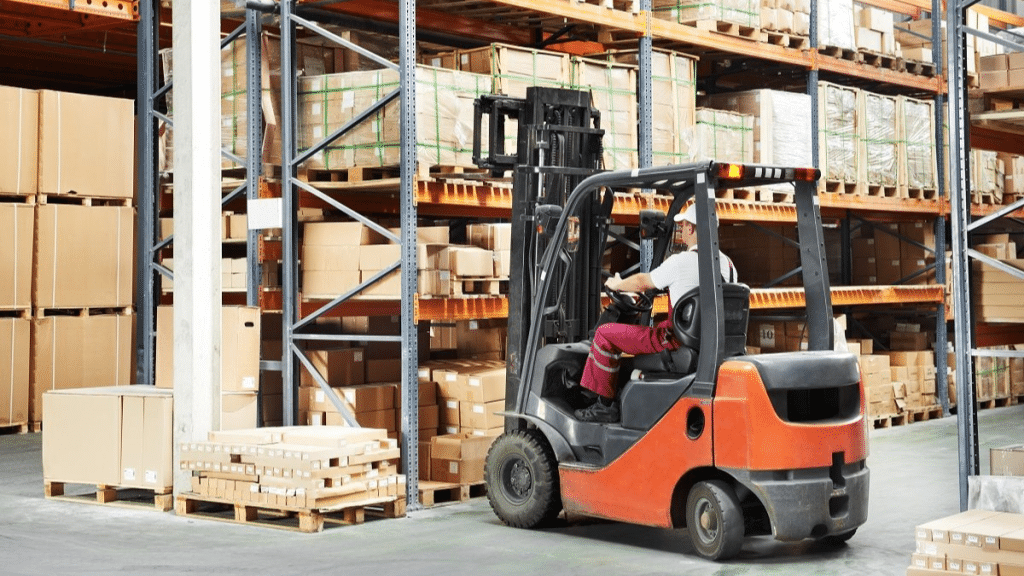 Warehouse Optimization Using Forklifts to Maximize Storage Space