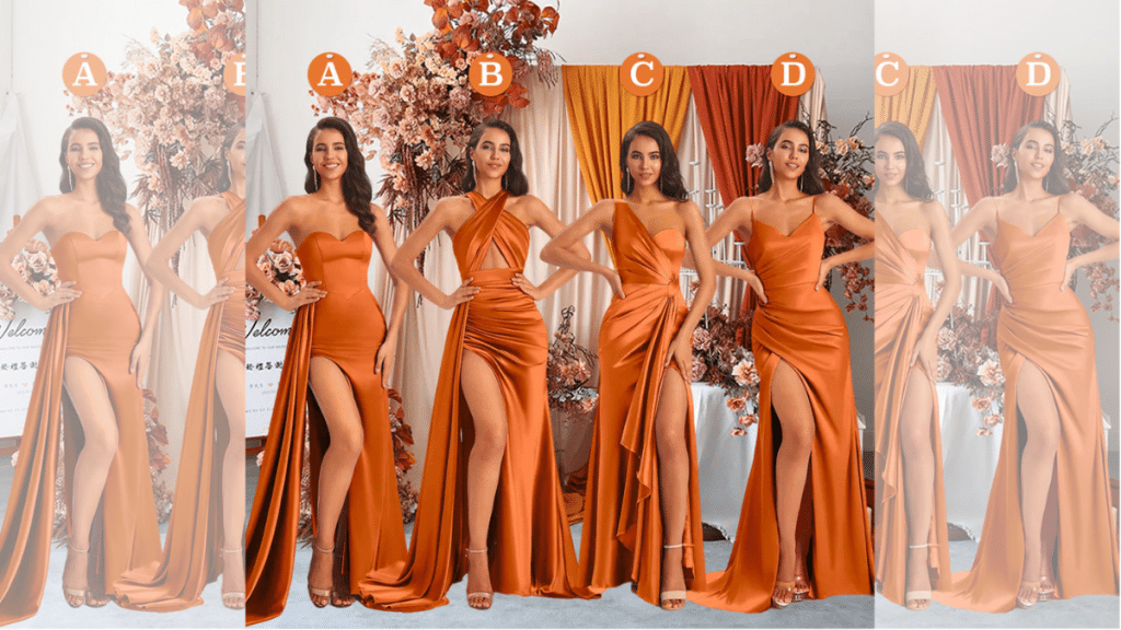 Color Coordination Tips for Mismatched Fall Bridesmaid Dresses