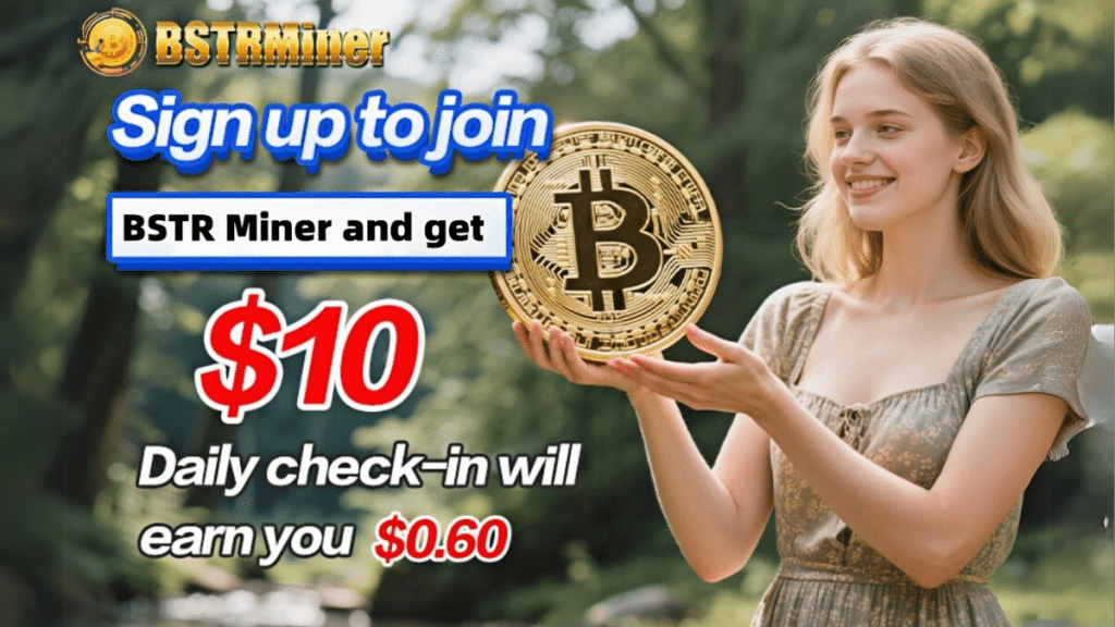 BSTR Miner innovates cloud mining one-click access to the world of Bitcoin and cryptocurrency