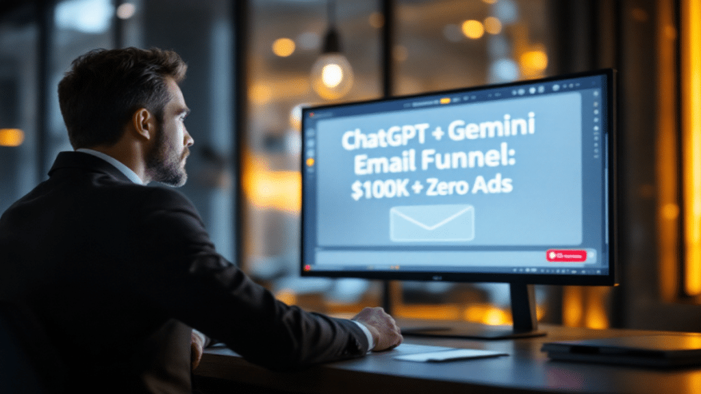 This ChatGPT + Gemini Email Funnel Made $100K With Zero Ads