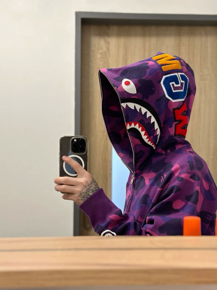 BAPE Thermography 2.0 Pigment-Dye Heat-Map Hoodie