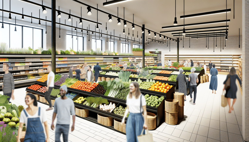 Community-driven grocery store with local produce and sustainable food systems