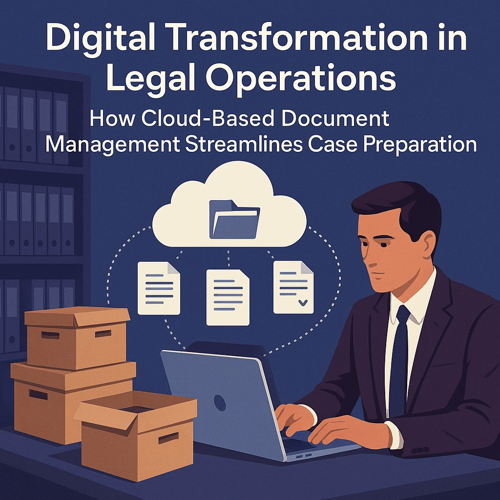 Digital Transformation in Legal Operations: How Cloud-Based Document Management Streamlines Case Preparation