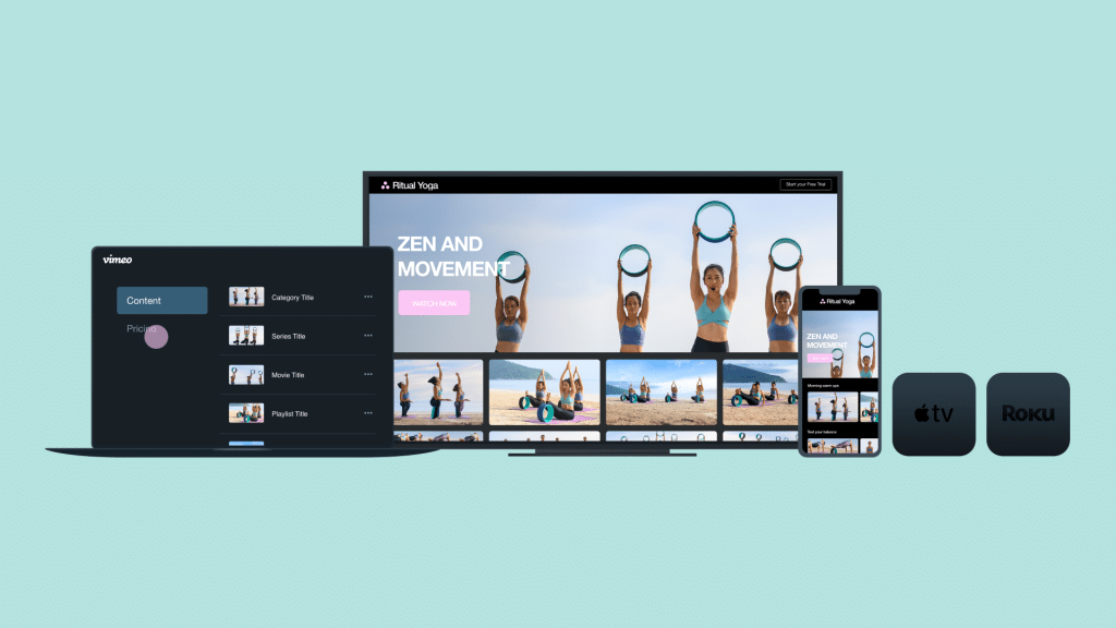 IPTV streaming television concept
