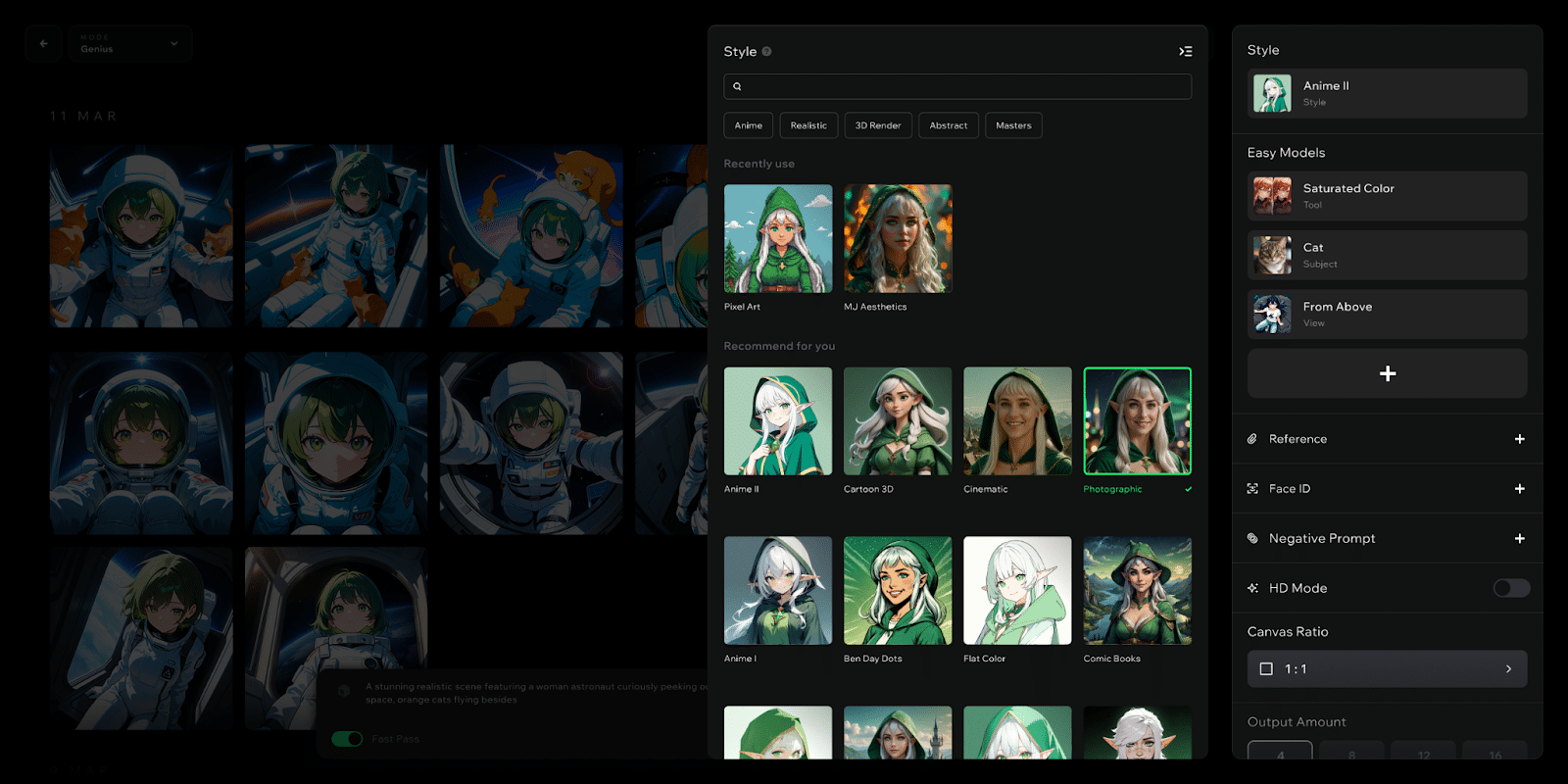 AI cover art generator example - step 3