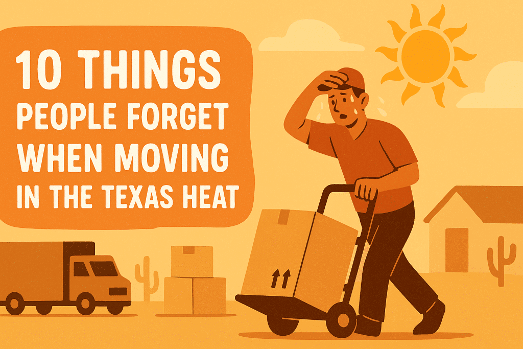 10 Things People Forget When Moving in the Texas Heat