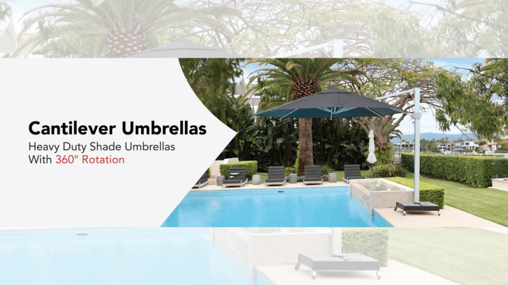 All-Weather Shade The Long-Term Value of a Heavy Duty Cantilever Umbrella