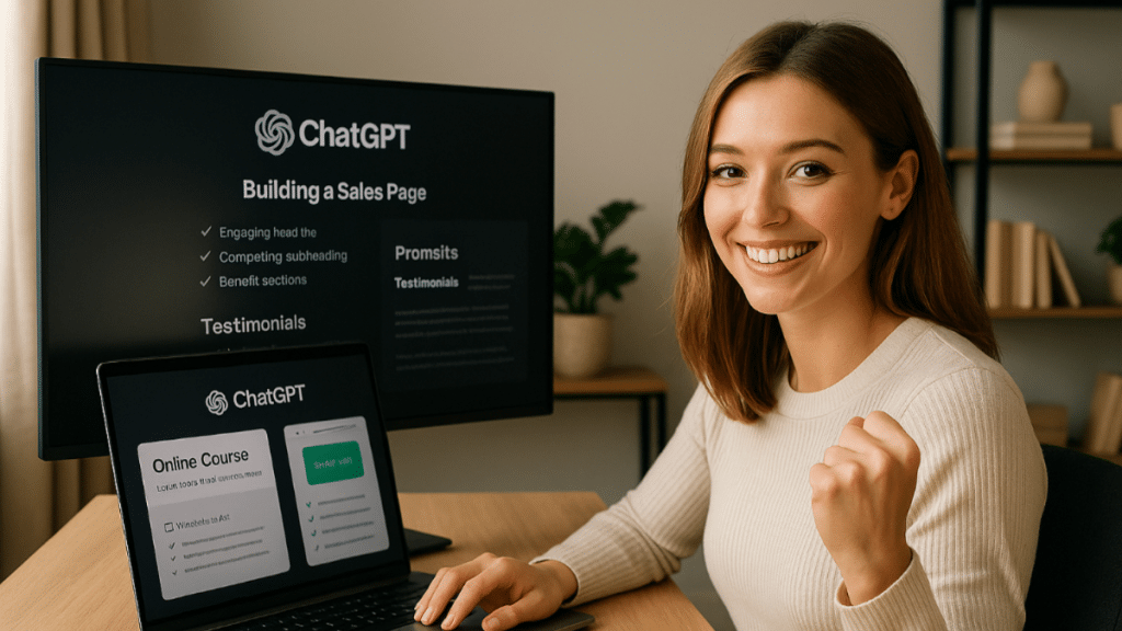 ChatGPT Built My Entire Online Course Sales Page - Conversions Increased by 50% Overnight