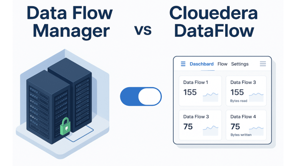 Data Flow Manager The Smarter, On-Premise NiFi Flow Management Alternative to Cloudera DataFlow